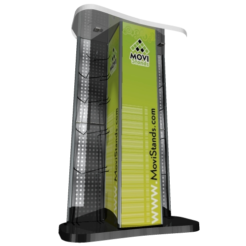 Stand ganchera o porta falutas exhibidor display Destacatto - MoviStands