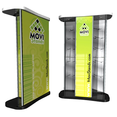 Stand ganchera o porta falutas exhibidor display Destacatto - MoviStands