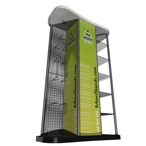 Stand Ganchera Blister exhibidor, Display publicitario TrippoED - MoviStands