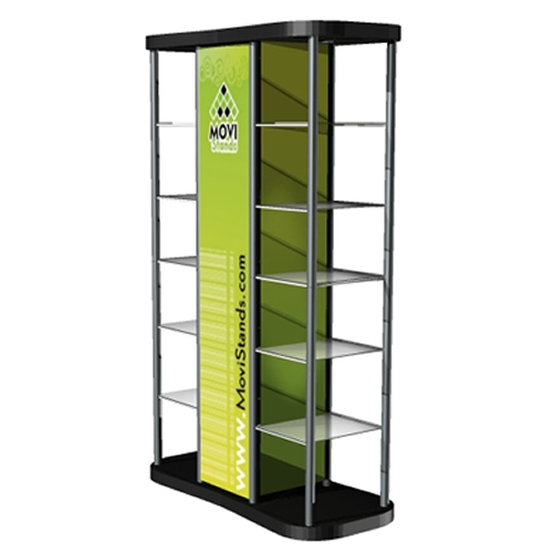 Vitrina exhibidor portátil Dobble Dual - MoviStands