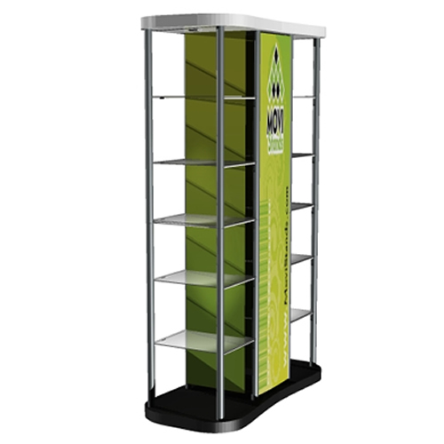 Vitrina exhibidor portátil Dobble Dual - MoviStands