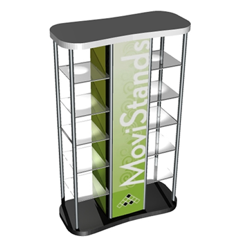 Vitrina exhibidor portátil Dobble Dual - MoviStands