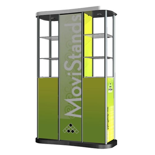 Repisa, vitrina, exhibidor portátil Dobble M - MoviStands