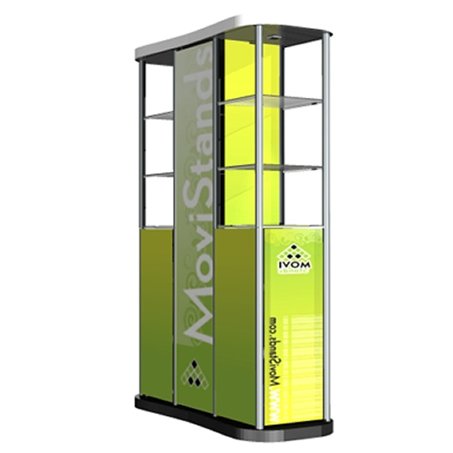 Repisa, vitrina, exhibidor portátil Dobble M - MoviStands